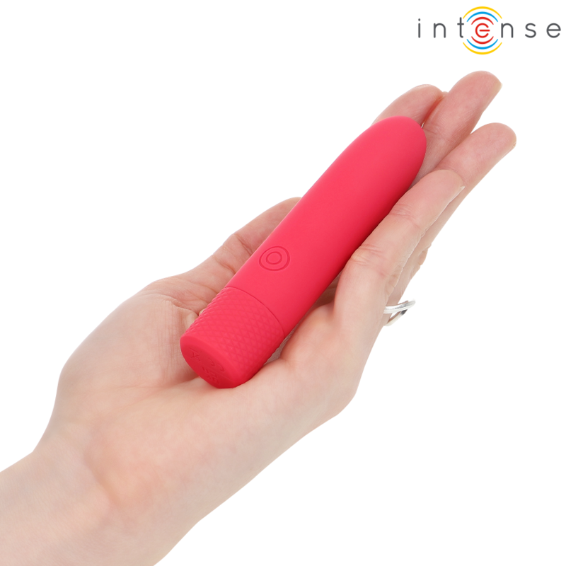 Intense - Symone Usb Rechargeable Vibrating Bullet 8 Vibrations Red 10 X 2.2 Cm