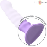 Intense - Brenda Vibrator Size M Spiral Design 10 Vibrations Purple Remote Control