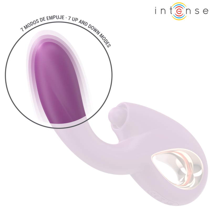 Intense - Lali Multifunction G-Spot Vibrator Tapping & Thrust & Vibration Purple