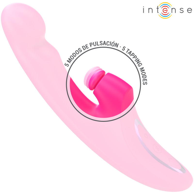 Intense - Emi Vibrator 13.5 Cm Multifunction 3 In 1 10 Vibrations Pink