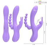 Intense - Miko Triple Vibrator Rabbit & Stimulator & Anal 7 Vibrations Purple