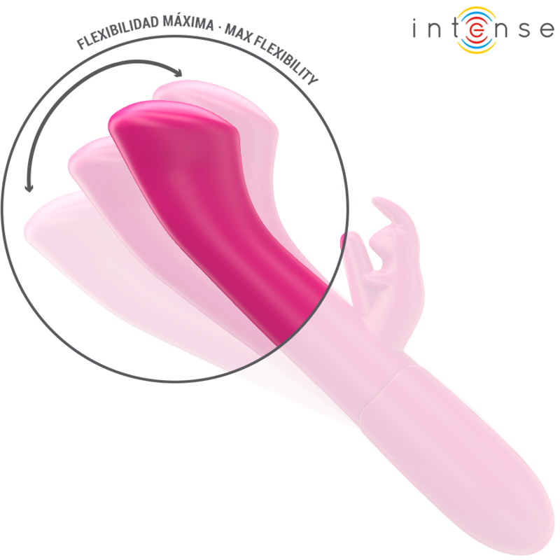 Intense - Julieta Rabbit Vibrator 18.6 Cm 10 Vibrations Pink