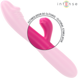 Intense - Ivy Flexible Vibrator 10 Vibrations With Stimulating Tongue Pink