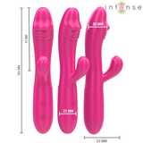 Intense - Ivy Flexible Vibrator 10 Vibrations With Stimulating Tongue Pink