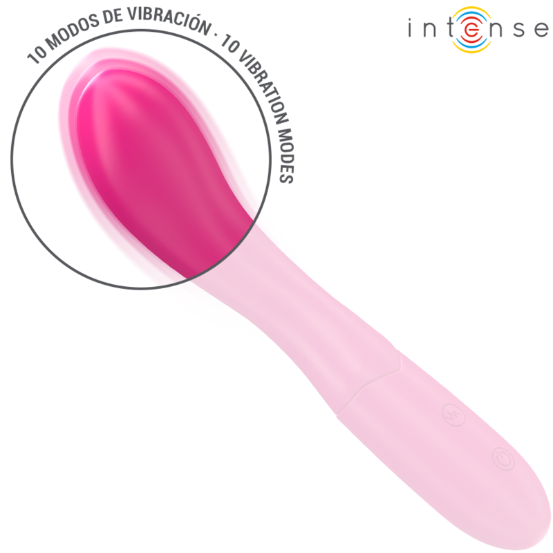 Intense - Lisette Vibrator 19 Cm Flexible 10 Vibrations Pink