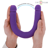 Intense - Gunter Dildo Double Vibrator 40 Cm Purple Remote Control