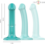 Intense - Katie Vibrator With Suction Cup 10 Vibrations Blue Remote Control