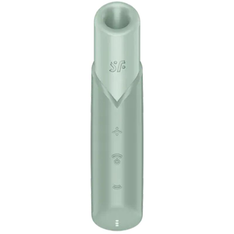 SATISFYER - NAUGHTY KISS WAVE CLITORIS STIMULATOR AQUAMARINE