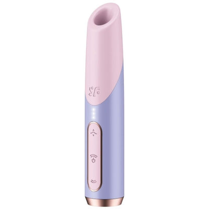 SATISFYER - BOLD KISS WAVE CLITORIS STIMULATOR PINK / VIOLET