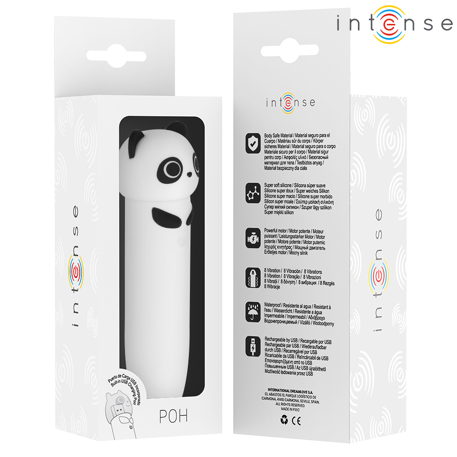 Intense - Poh Panda Vibrating Bullet Usb Rechargeable 10 X 2.2 Cm