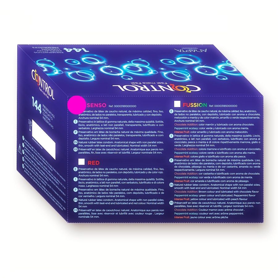 CONTROL CONDOMS- ADAPTA SENSO 144 UNIT