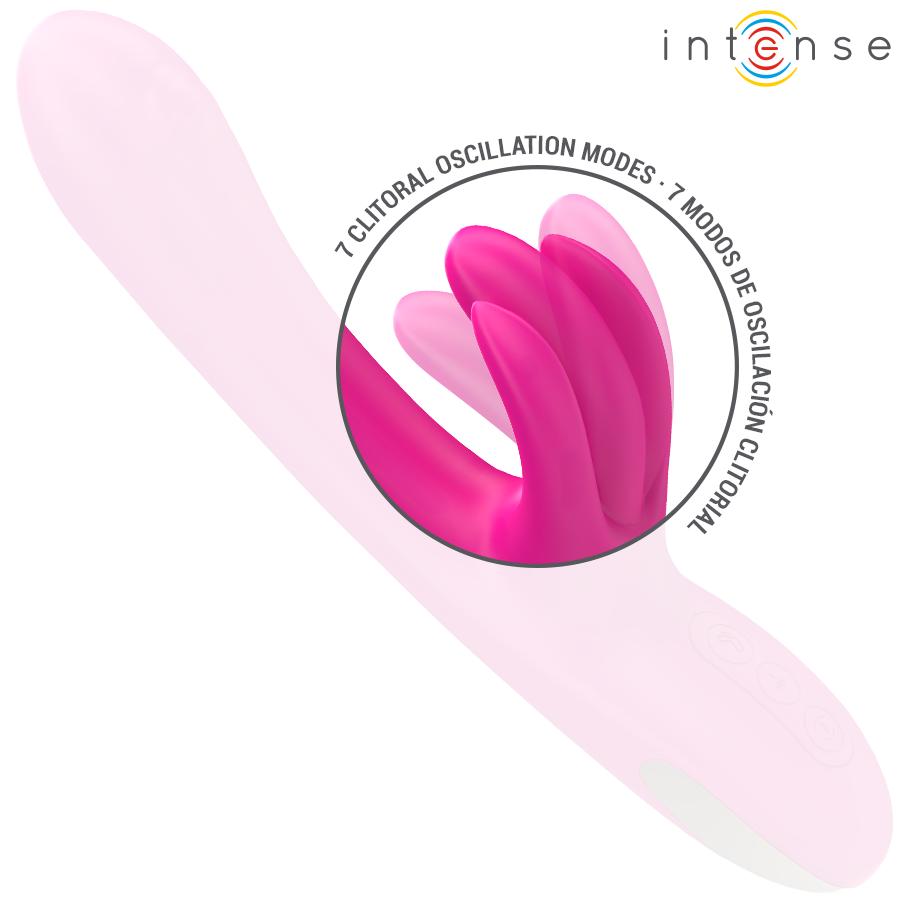 Intense - Britney Multifunction Rabbit Vibrator 23 Cm Pink