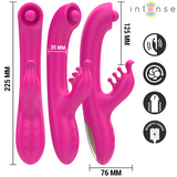 Intense - Christina Multifunction Rabbit Vibrator 22.5 Cm Pink