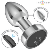 Intense - Anal Plug 10 Vibrations Metal With Remote Control S