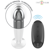 Intense - Anal Plug 10 Vibrations Metal Dildo With Remote Control S