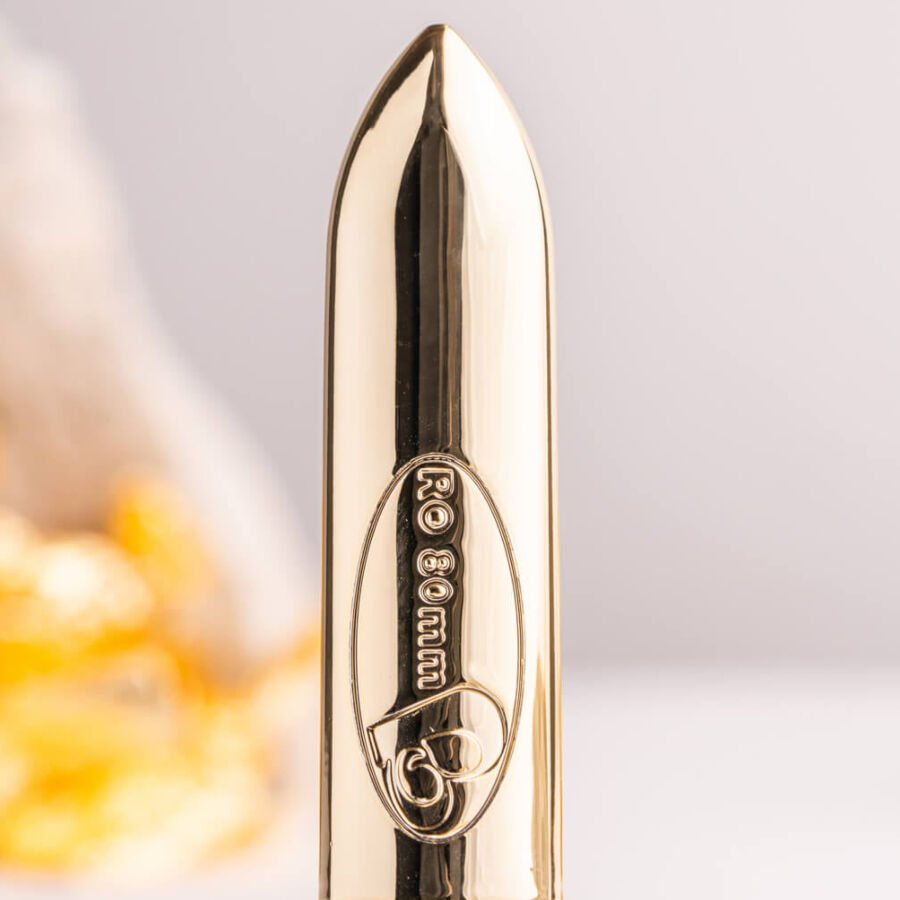Rocks- Off - Ro-80 Champagne Golden Vibrating Bullet
