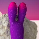 Rocks- Off - Glo-Girl Bunny Purple Flexible Vibrator