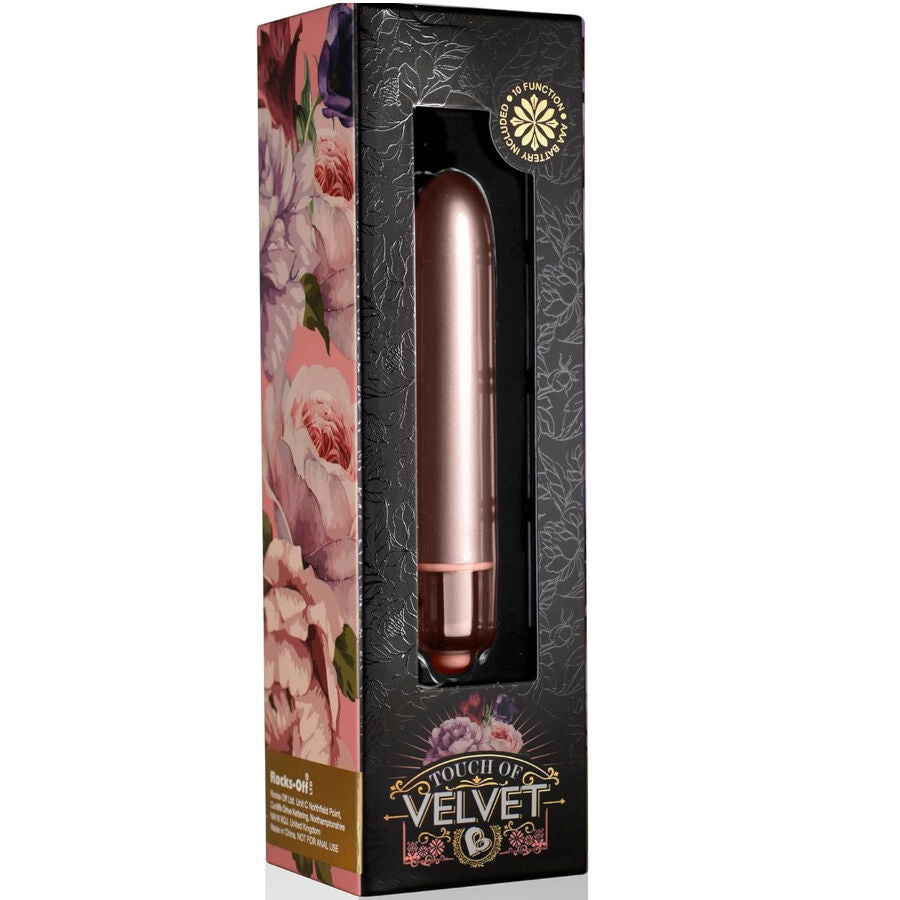 Rocks- Off - Ro-90 Touch Velvet Pink Vibrating Bullet