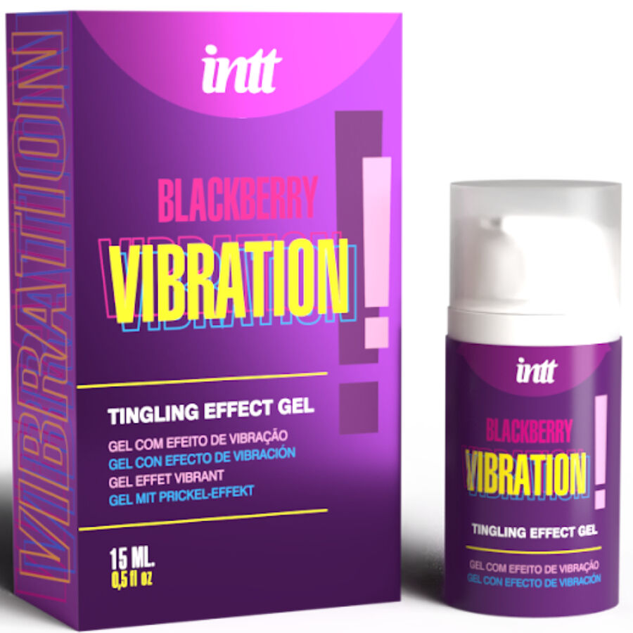 Intt Releases - Liquid Vibrating Gel Blackberry Flavor 15 Ml