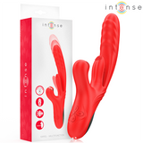 Intense - Karol Multifunction Vibrator Thrust & Stimulation & Stimulating Waves Red