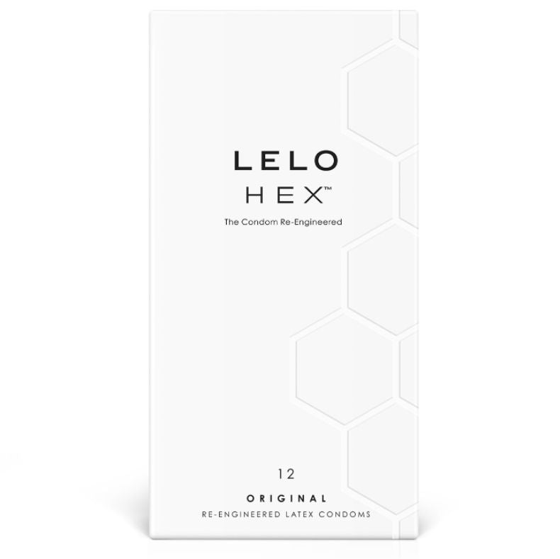 LELO - Caixa de preservativos hexagonal com 12 unidades