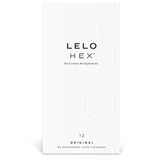 LELO - Caixa de preservativos hexagonal com 12 unidades