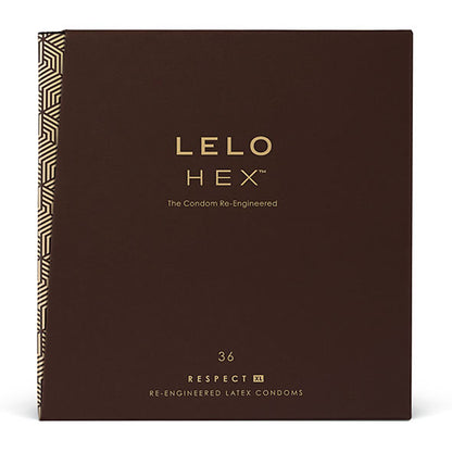 LELO - HEX CONDOMS RESPECT XL 36 PACK