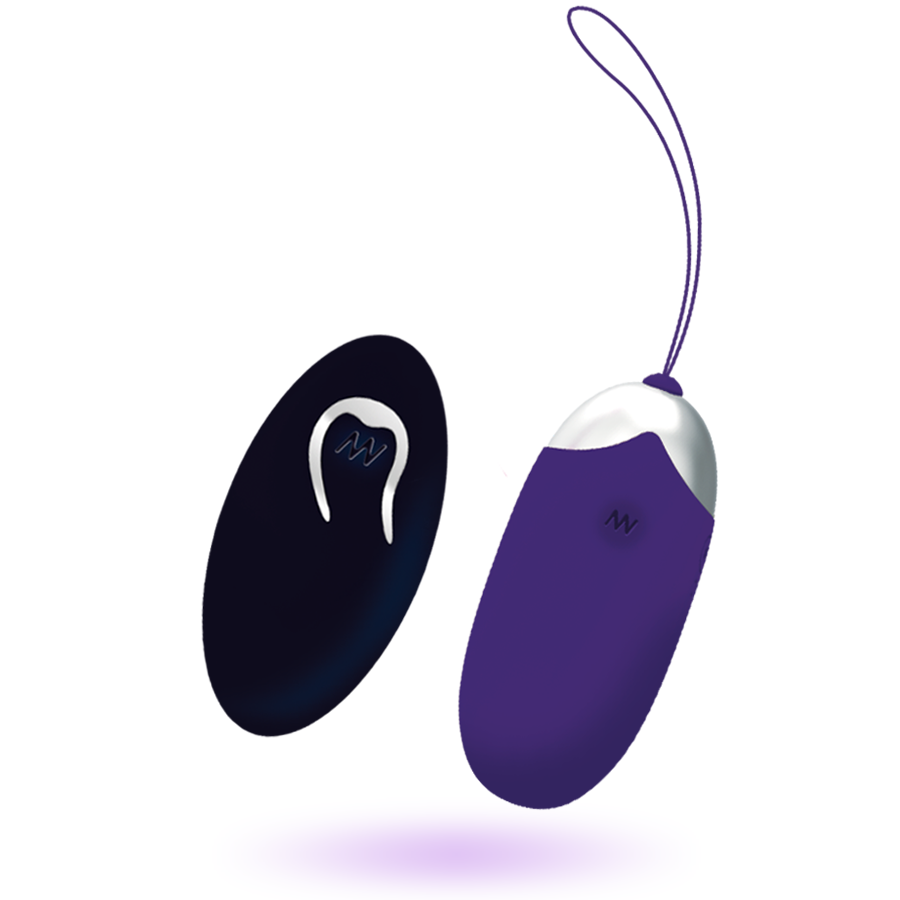 Intense - Flippy Ii Vibrating Egg With Remote Control Purple