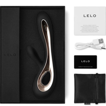 LELO - SORAYA 2 BLACK RABBIT VIBRATOR