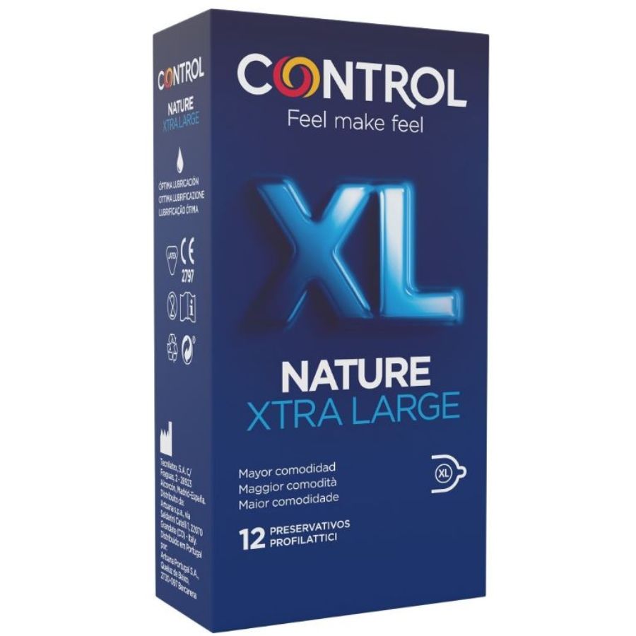 CONTROL CONDOMS - ADAPTA NATURE XL 12 UNITS