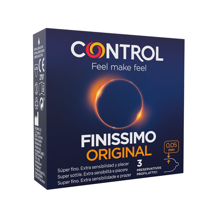 CONTROL - CONDONES FINISSIMO 3 UNIDADES