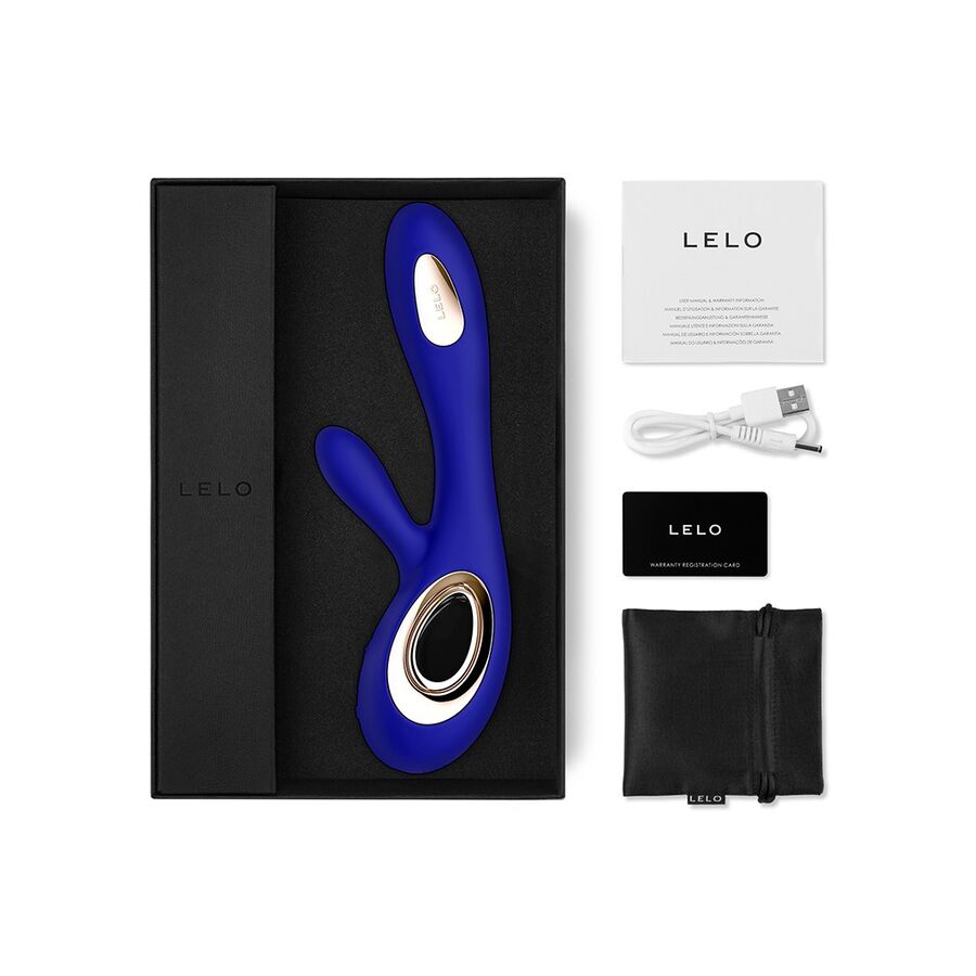 LELO - Vibrador Soraya Wave Rabbit Azul Meia-Noite