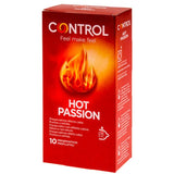 CONTROL CONDOMS - HOT PASSION WARMING EFFECT 10 UNITS