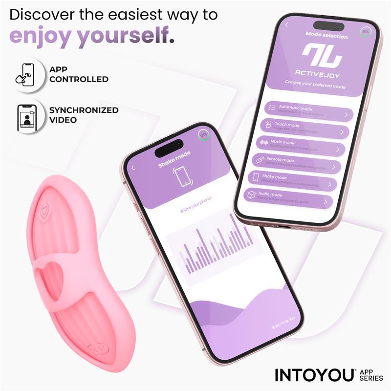 Laia Heated Finger Vibrator and App Pink