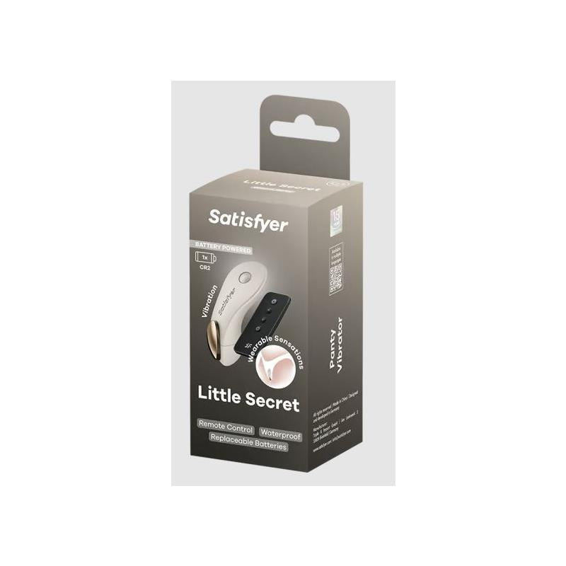 Little Secret Panty Stimulator Battery Series Warm Grey
