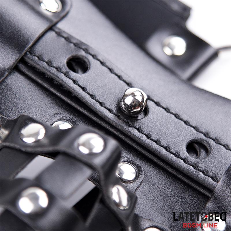 Mens Chastity Pants with Cage Adjustable