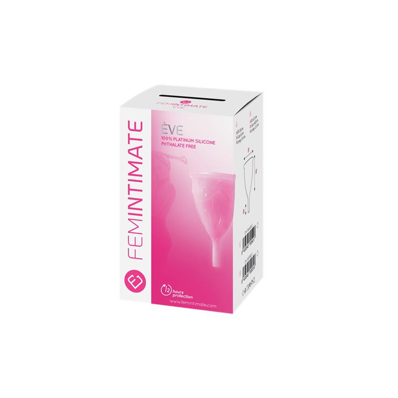 Menstrual Cup Ève Pink Size L Platinum Silicone