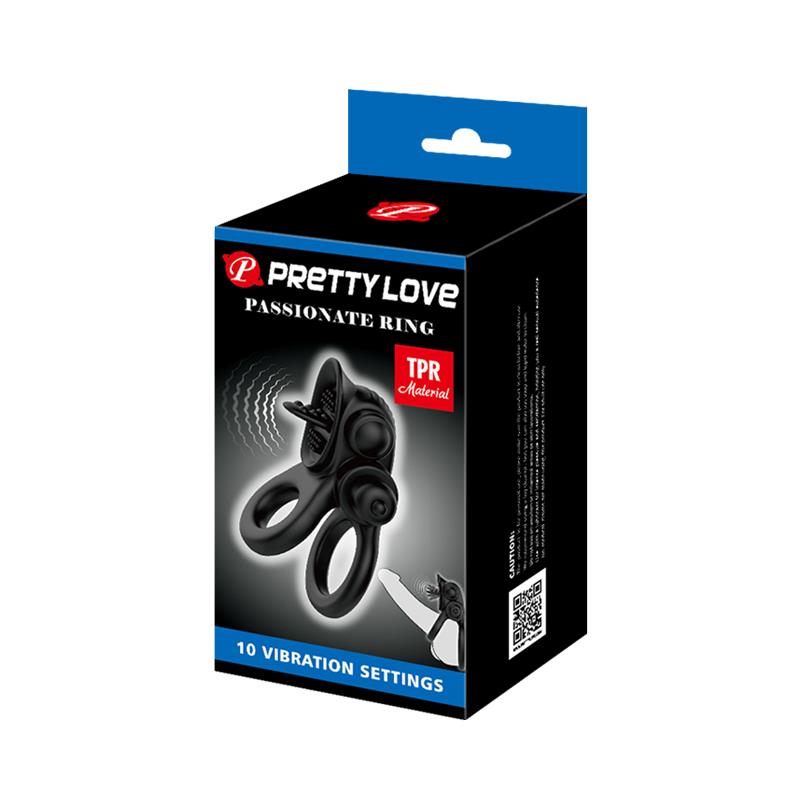Passionate Double Vibrating Penis Ring