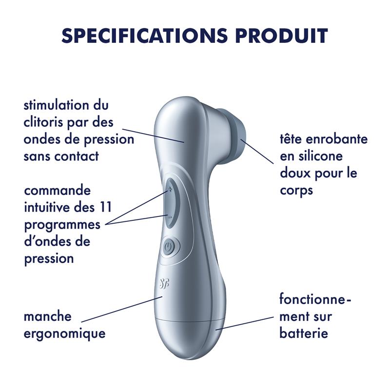 Pro 2 Gen 2 Clitoris Sucker Battery Series Ice Blue