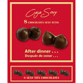 Red Box of 8 Dark Chocolate Tits-Shaped Candies 8 units