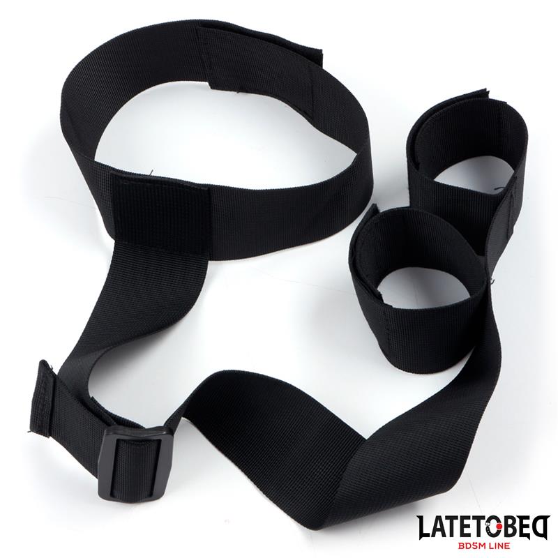 Ribbon Neck to Wrist Bondage