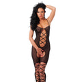 Fantasy Open Catsuit Black One Size