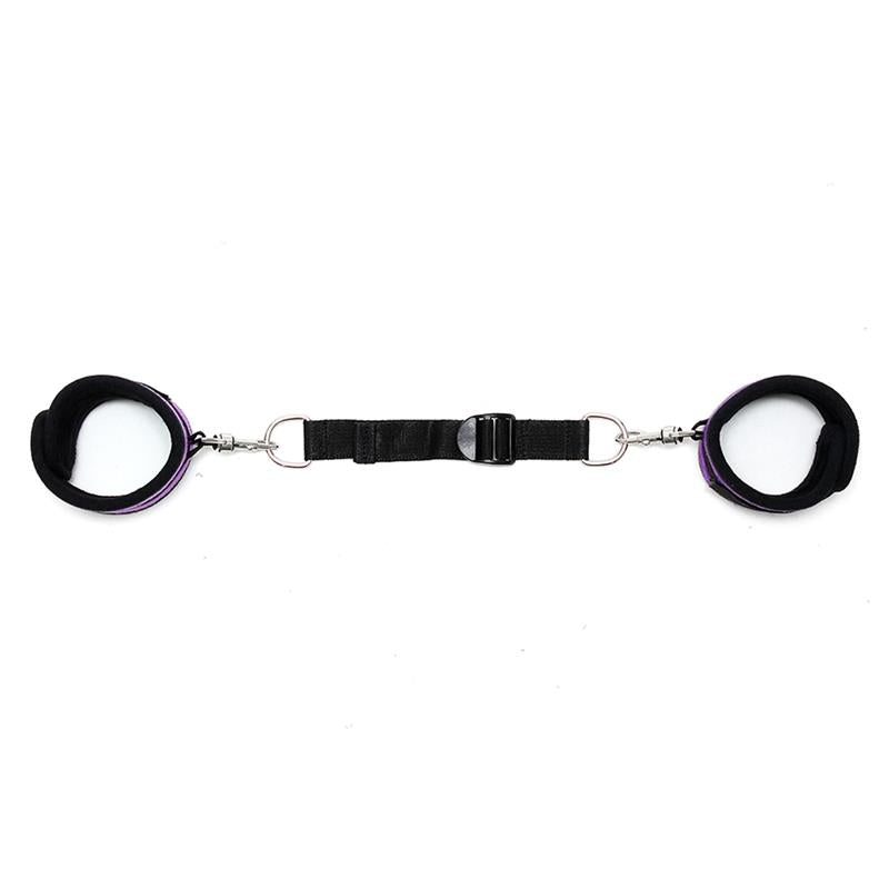 AnkleCuffs with Spreader Strap Adjustable Purple