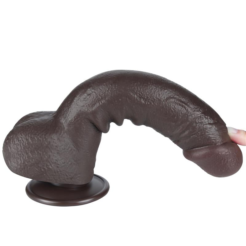 Sliding Skin Dual Layer Dildo 9.5