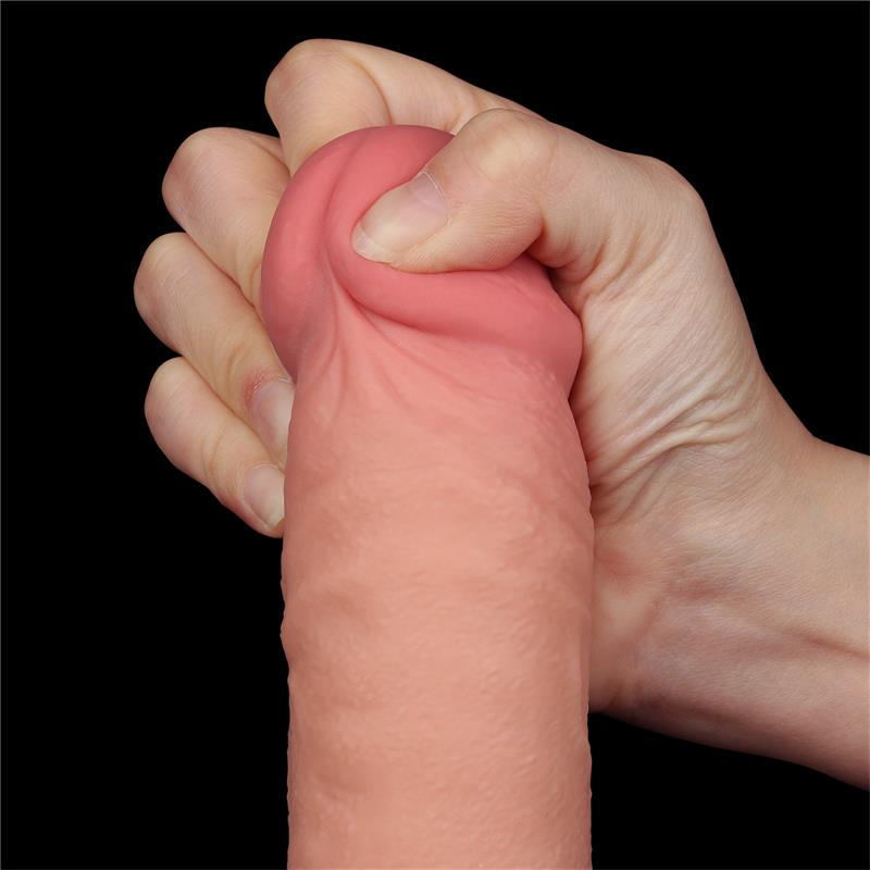 Sliding Skin Dual Layer Dildo 9.5