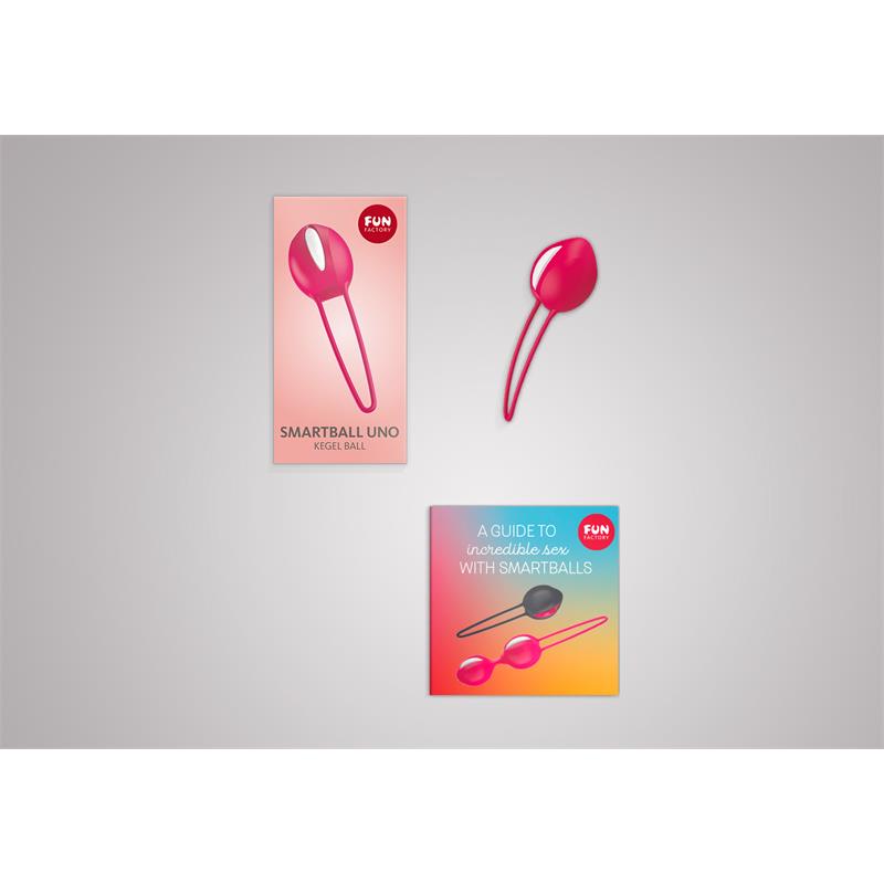 Smartball uno Kegel Ball White/India Red