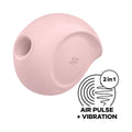 Sugar Rush Clitoris Sucker and Vibe Pink