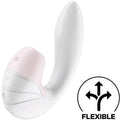Supernova Clitoris Sucker and Vibe Super Flexible USB White